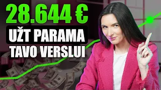 Kokiems verslams galima gauti iki 28 644 Eur užimtumo tarnybos paramą? 🤑🏦