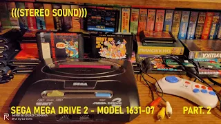 Sega Mega Drive 2 - MK 1631-07 - STEREO SOUND WORK - (Clone) - Video Game Console