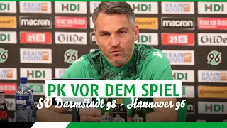 RE-LIVE: Die PK vor dem Spiel | SV Darmstadt 98 - Hannover 96