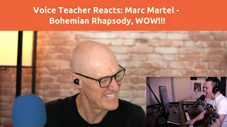 Voice Teacher Reacts: Marc Martel: Bohemian Rhapsody Live (One Take)