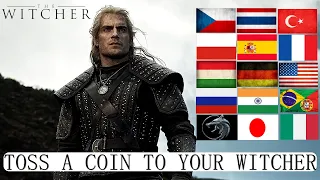 The Witcher. Toss a coin to your Witcher (in 14 Different Languages) Jaskier song Multilanguage