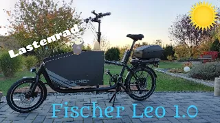 Fischer E-Bike / günstiges Lastenrad  Leo 1.0  für Einkauf / Tour / Reise / Transport #cargobike