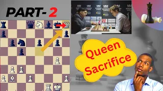 The Stunning Queen Sacrifice: Magnus Carlsen vs. Viswanathan Anand | Part 2