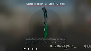 i just unboxed a 20.000$ Gamma Doppler Emerald Butterfly Knife Factory New (sorry for reaction)