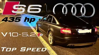 AUDI S6 quattro 5.2 FSI V10 (435 Hp) Acceleration & Top Speed