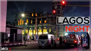The STREETS of LAGOS NIGERIA by NIGHT. A night in AFRICA's biggest Megacity