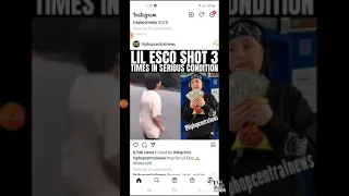 LIL ESCO 28 REPORTEDLY ROBBED N SHOT 3 TIMES