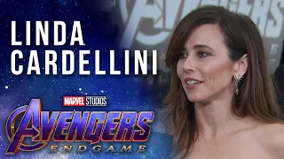 Linda Cardellini talks keeping secrets at the LIVE Marvel Studios' Avengers: Endgame Premiere