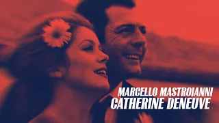 Marcello Mastroianni & Catherine Deneuve 🤍