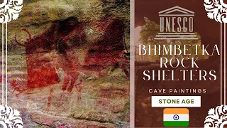Bhimbetka Rock Shelters - Stone Age Cave Paintings - Madhya Pradesh - Oldest Art #UNESCO India