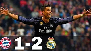 bayern munich vs real madrid 1 2  UCL 2016 2017 Full Highlights HD