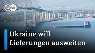 Erster Getreidefrachter aus der Ukraine erreicht die Türkei | DW Nachrichten