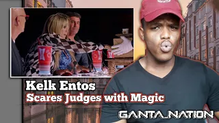 Klek Entos Scares Judges With Chilling Magic - AMERICA'S Got TALENT 😯🤯| Reaction