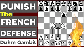 Super Cool Gambit to Punish the French Defense 👏👏😎