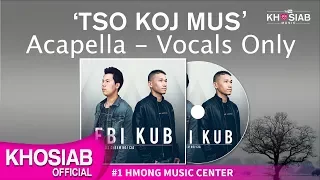 'Tso Koj Mus' FBI x KUB (Acapella - Vocals Only) (Official Audio)