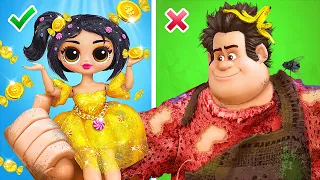 La Riche Vanellope VS Ralph Le Fauché / 11 Astuces Et Bricolages LOL OMG