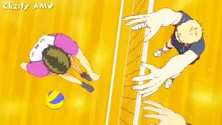 Haikyuu 🏐🎖️ |  karasuno vs shiratorizawa |  AMV |  Finish Line - Skillet.