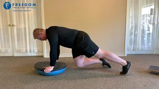 Plank on Bosu Ball