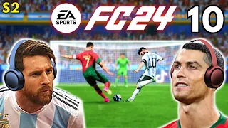 Messi & Ronaldo play FIFA - LOSER LEAVES CHANNEL!