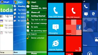 Evolution of Windows Phone OS (2000 - 2017)