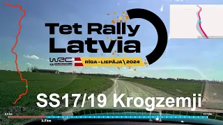 WRC Tet Rally Latvia 2024 SS17/19 Krogzemji recce onboard