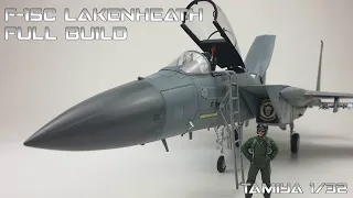 FULL VIDEO BUILD Tamiya 1/32 F-15C RAF Lakenheath