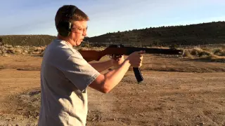 Shooting a PPSH 41