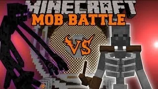 MUTANT ENDERMAN VS MUTANT SKELETON - Minecraft Mob Battles - Mutant Creatures Mod