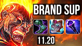 BRAND & Lucian vs SENNA & Miss Fortune (SUPPORT) | Rank 2 Brand, Godlike | EUW Challenger | v11.20