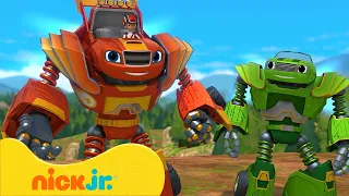 Blaze and the Monster Machines | Os Resgates e Missões de COMIDA mais saborosos do Blaze! | Nick Jr.