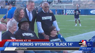 10pm BYU honors Wyoming's Black 14'