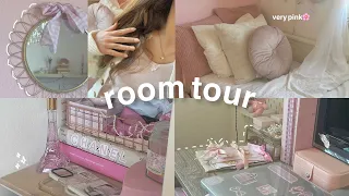 MY PINTEREST ROOM TOUR! coquette, pink aesthetic, korean inspired