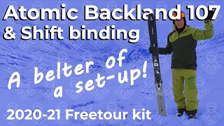 Tested: Atomic Backland 107 freetour ski 2021 & Atomic Shift binding