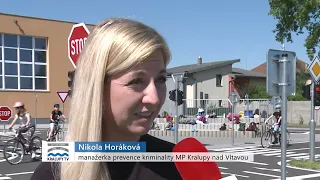 Kralupy TV: Dopravní výchova na novém hřišti ZŠ Třebízského (11. 6. 2022)