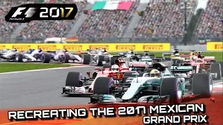 F1 2017 GAME: RECREATING THE 2017 MEXICAN GP