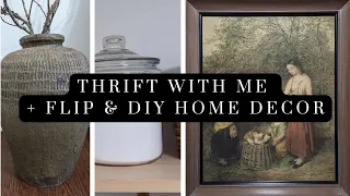 Thrift with Me for Home Decor! + Style and DIY the Haul