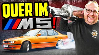 Volle LEISTUNG nach 450.000 KM?! - BMW M5 E34 - Marco DREHT durch!