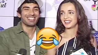 Sanaya Irani And Mohit Sehgal FUNNY Interivew Together 2019