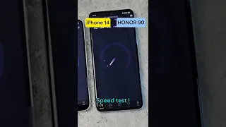 🚀 HONOR 90 vs. iPhone: Guess who won the 5G speed race? 😲 #HONOR #HONOR90 #TechBattle #5GWar