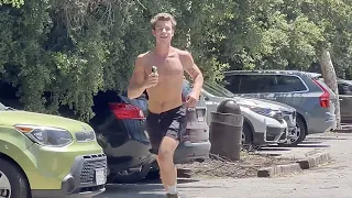 Shawn Mendes kicks off his weekend with a shirtless walk through the Hollywood Hills