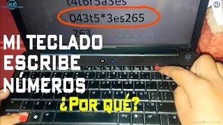 Mi Teclado Escribe Números En Vez De Letras - Desbloquear Teclado Numerico De Laptop