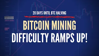 Bitcoin mining difficulty ramps up ahead of halving | Animated Crypto Recap 21/04/20