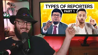 American Reacts to : Types Of News Reporters (Part 1) Jordindian