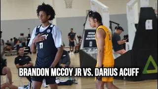 #1 PG In 2025 Darius Acuff Goes At #1 PG In 2026 Brandon McCoy Jr.!