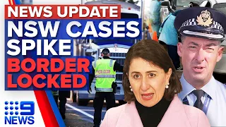 NSW records 919 COVID-19 cases, Queensland locks out hotspot travellers | 9 News Australia