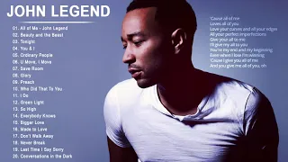 Best English Songs Playlist of John Legend 2020 - John Legend Greatest Hits Full Album