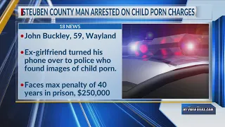 Steuben County man arrested on child porn charges