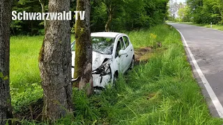 🚨 Auto kollidiert bei Rotzel auf L 151a frontal mit Baum – Eine Verletzte [27.05.2019]