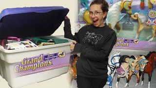 UNBOXING my Childhood Collection of GRAND CHAMPIONS Model Horses, Toys & Stuffed Animals I Sewed