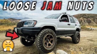 Trailforged Jam Nuts Keep Getting Loose! Fix Jeep WJ Grand Cherokee